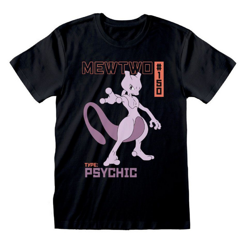 T-Shirt Mewtwo (Pokémon) (S)