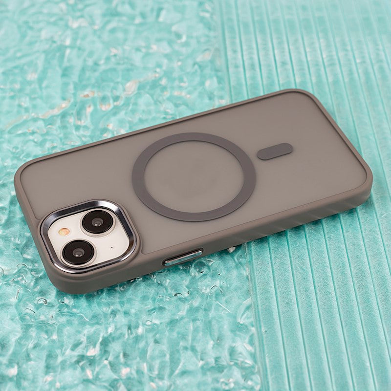 Capa MAG iPhone 15 Pro Cinza