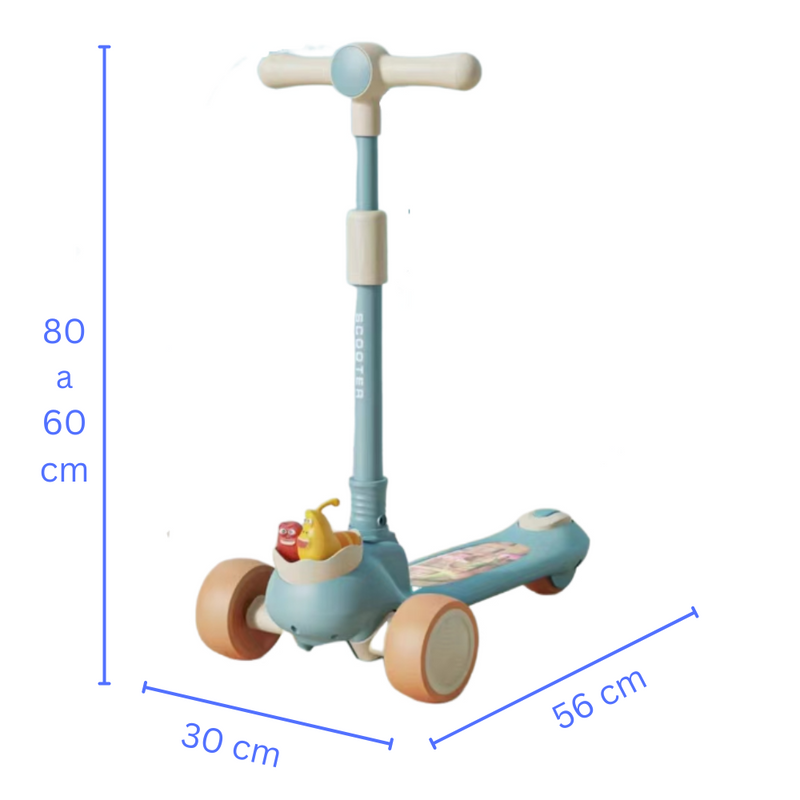 Trotinete Criança Azul