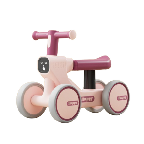 Bicicleta Bebé 4 rodas Rosa