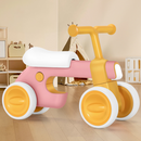 Bicicleta Bebé 4 rodas Rosa