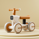 Bicicleta de Equilíbrio de 4 Rodas para Bebé - Branco