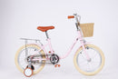 Bicicleta para Crianças Vintage - Rosa (Idade Recomendada: 3 a 6 Anos - Roda 14")