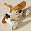 Bicicleta de Equilíbrio de 4 Rodas para Bebé - Rosa