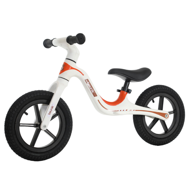 Bicicleta de Equilíbrio para Criança - Branco e Vermelho