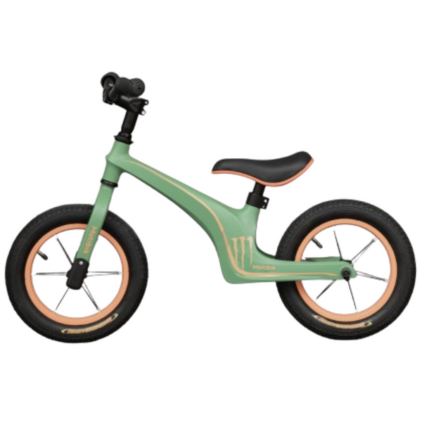 Bicicleta de Equilíbrio para Criança - Verde e Laranja