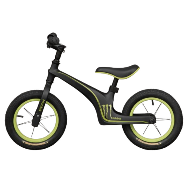 Bicicleta de Equilíbrio para Criança - Preto e Verde