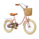 Bicicleta para Crianças Vintage - Rosa (Idade Recomendada: 3 a 6 Anos - Roda 14")