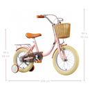 Bicicleta para Crianças Vintage - Rosa (Idade Recomendada: 3 a 6 Anos - Roda 14")