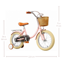 Bicicleta criança Vintage Rosa 16"