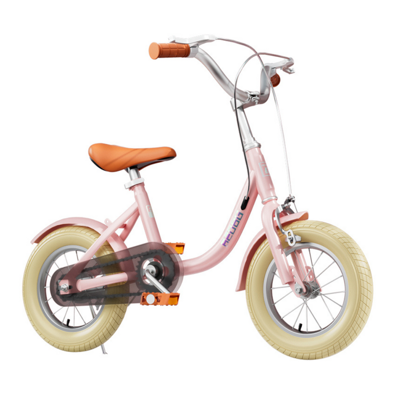 Bicicleta para Crianças Vintage - Rosa (Rodas 16" - Idade Aplicável: Dos 5 aos 7 anos)