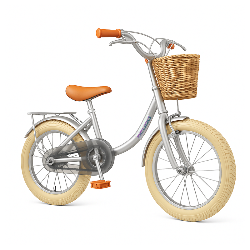 Bicicleta criança Vintage Cinza 16"