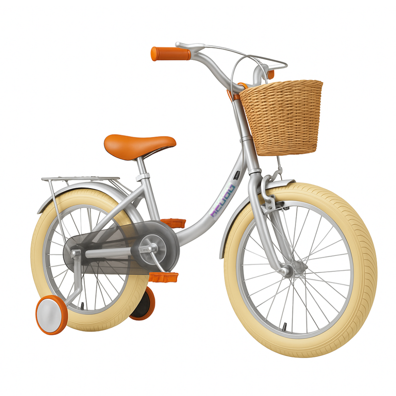 Bicicleta criança Vintage Cinza 18"