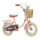 Bicicleta para Crianças Vintage - Rosa (Idade Recomendada: 2 a 5 Anos - Roda 12")