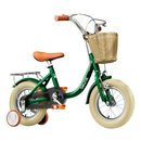 Bicicleta para Crianças Vintage - Verde (Idade Recomendada: 2 a 5 Anos - Roda 12")