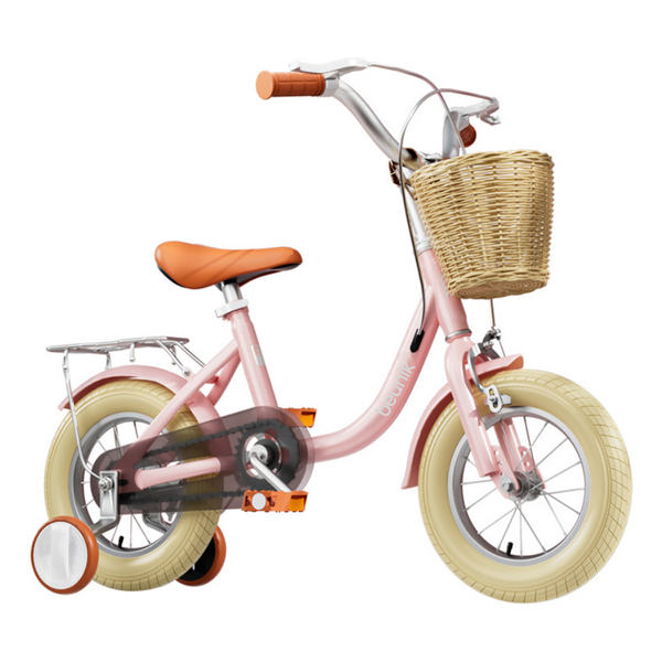 Bicicleta para Crianças Vintage - Rosa (Rodas 12")