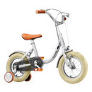 Bicicleta para Crianças Vintage - Cinzento (Idade Recomendada: 2 a 5 Anos - Roda 12")