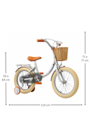 Bicicleta criança Vintage Cinza 16"