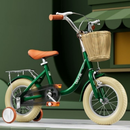 Bicicleta para Crianças Vintage - Verde (Idade Recomendada: 2 a 5 Anos - Roda 12")