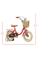 Bicicleta criança Vintage Vermelho