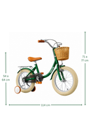 Bicicleta criança Vintage Verde 16"