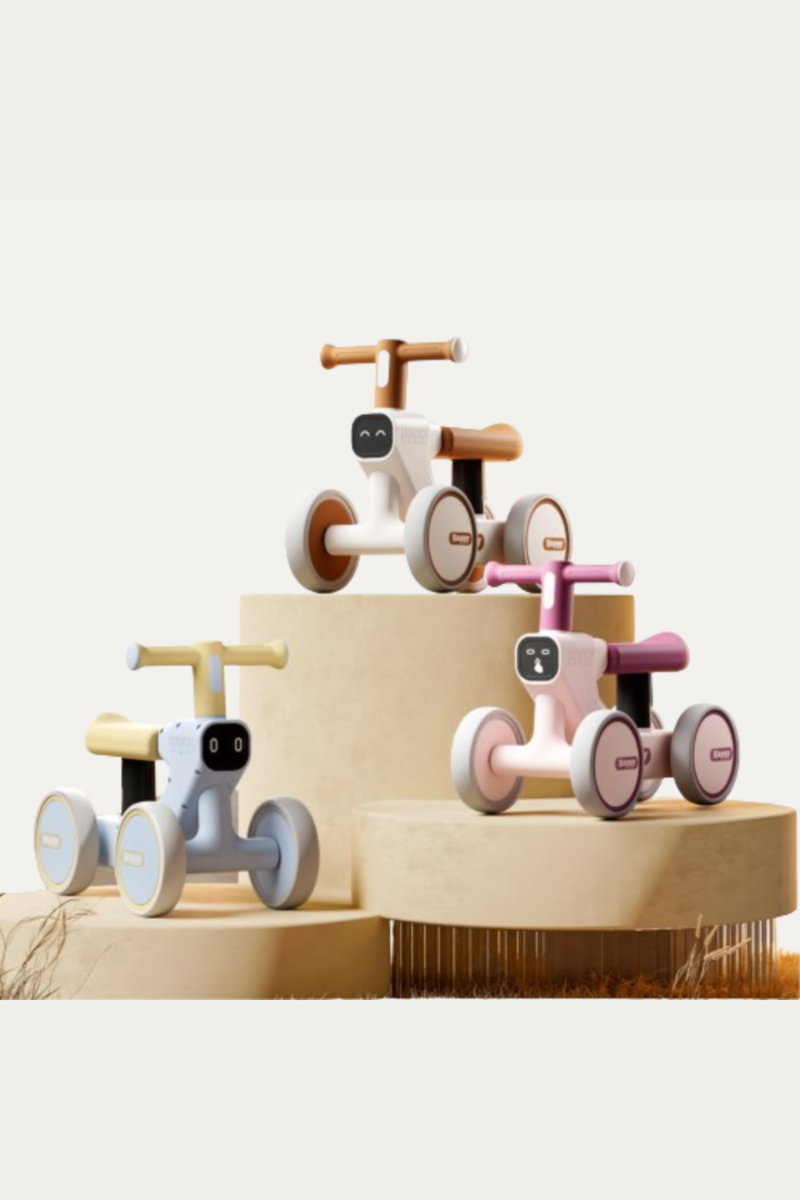 Bicicleta Bebé 4 rodas Rosa