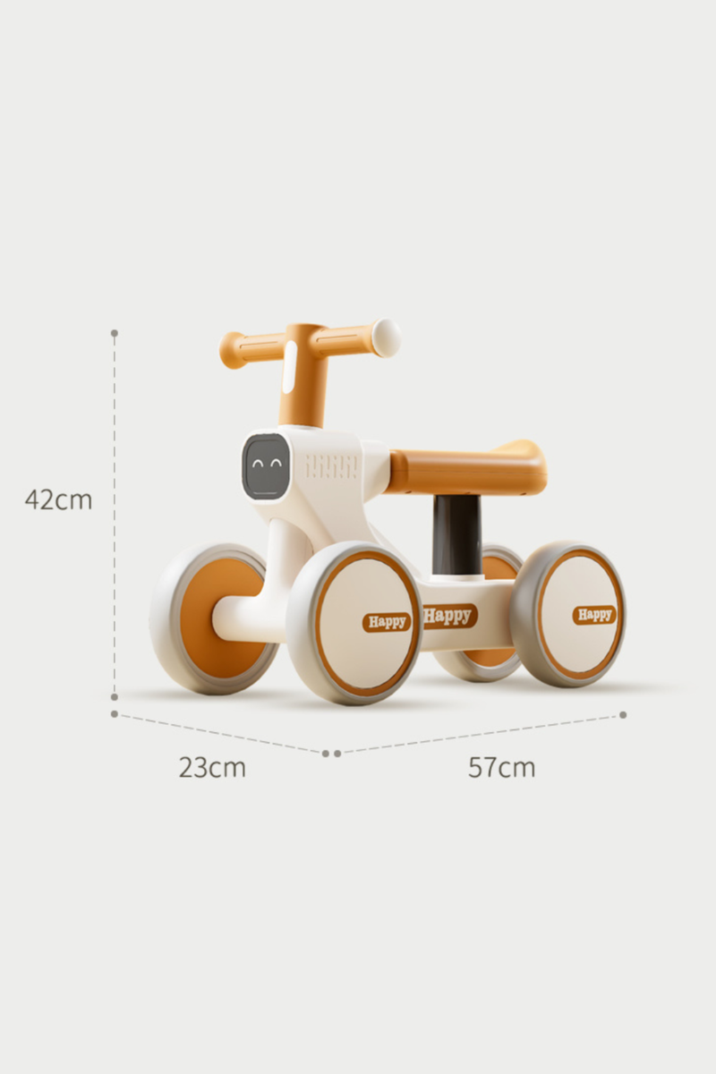Bicicleta Bebé 4 rodas Rosa