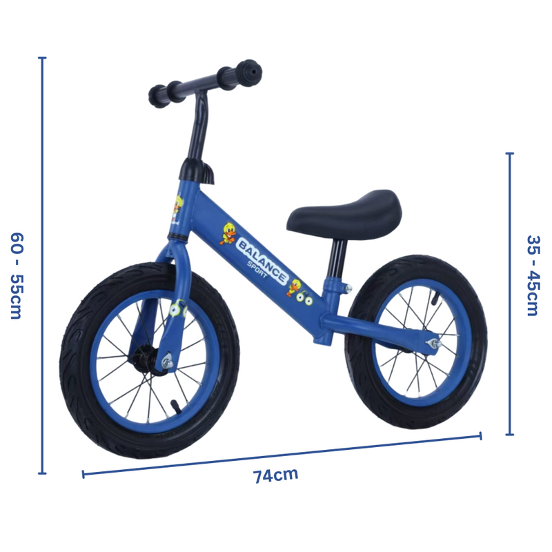 Bicicleta de Equilíbrio para Criança - Azul