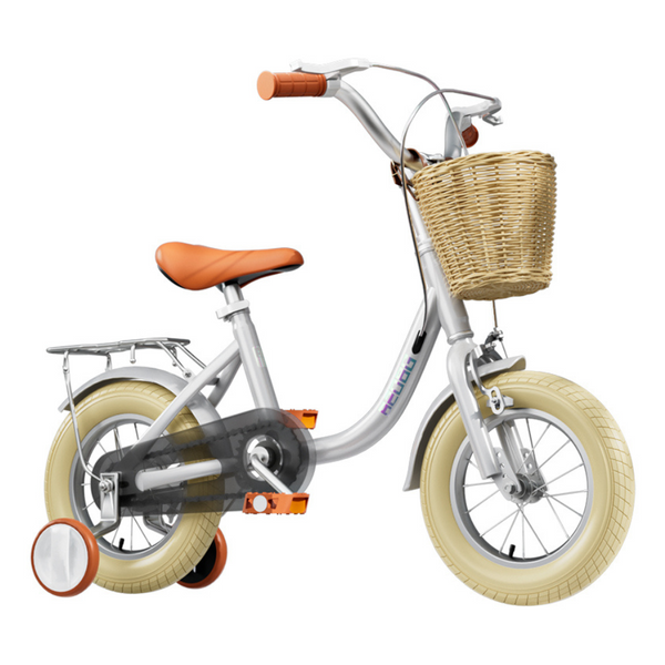 Bicicleta para Criança Vintage - Cinzento