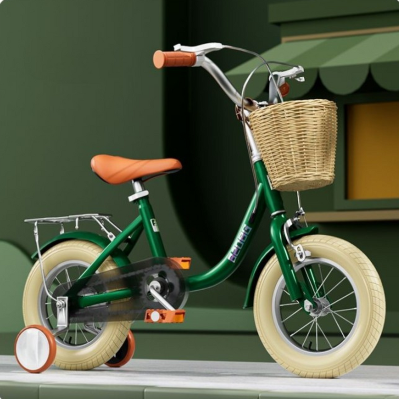 Bicicleta para Criança Vintage - Verde