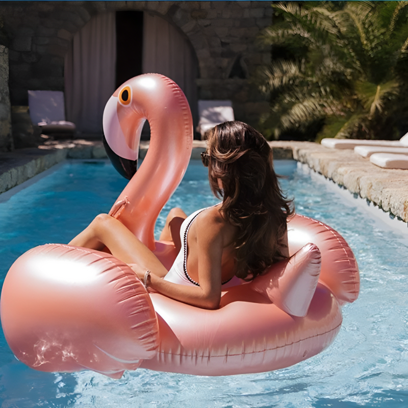 Boia insuflavel para adultos - Flamingo