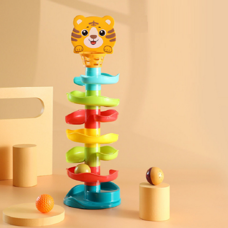 Brinquedo com Cesto e Slide para Bebé - Tigre