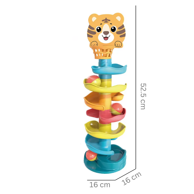 Brinquedo com Cesto e Slide para Bebé - Tigre