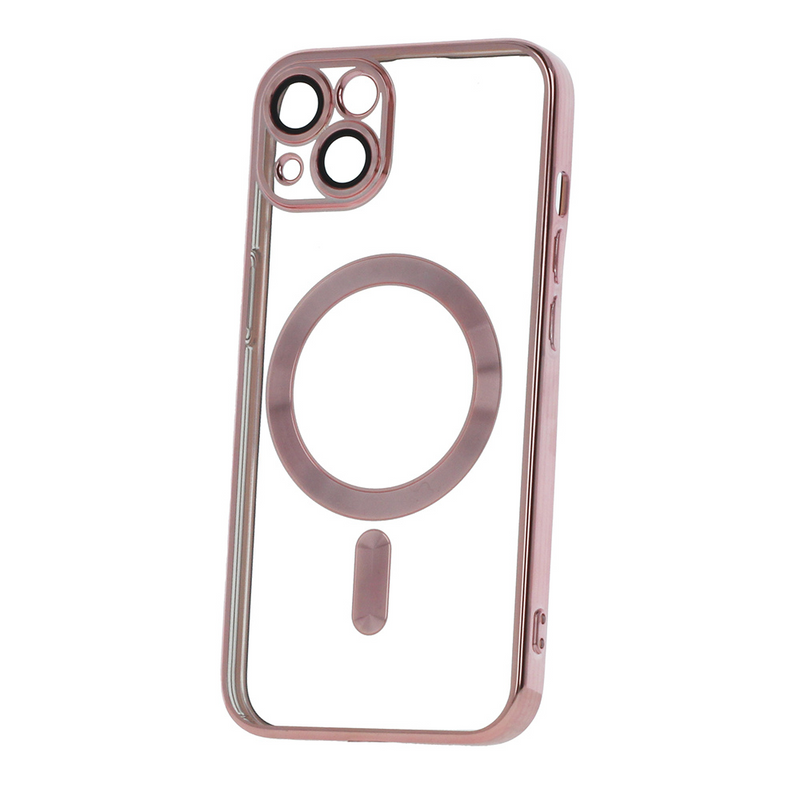 Capa Transparente com MagSafe para iPhone 13 PRO MAX - Rosa Dourado