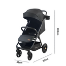 Carrinho de Bebé A7 - Preto