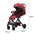 Carrinho de Passeio para Bebé C8 - Vermelho