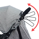 Carrinho de Passeio para Bebé C8 - Cinzento