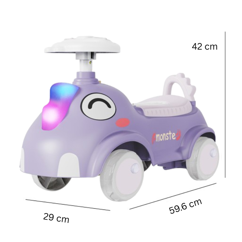 4-Wheel Balance Car for Babies - Purple