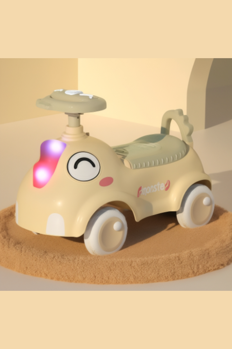 4-Wheel Balance Car for Babies - Yellow