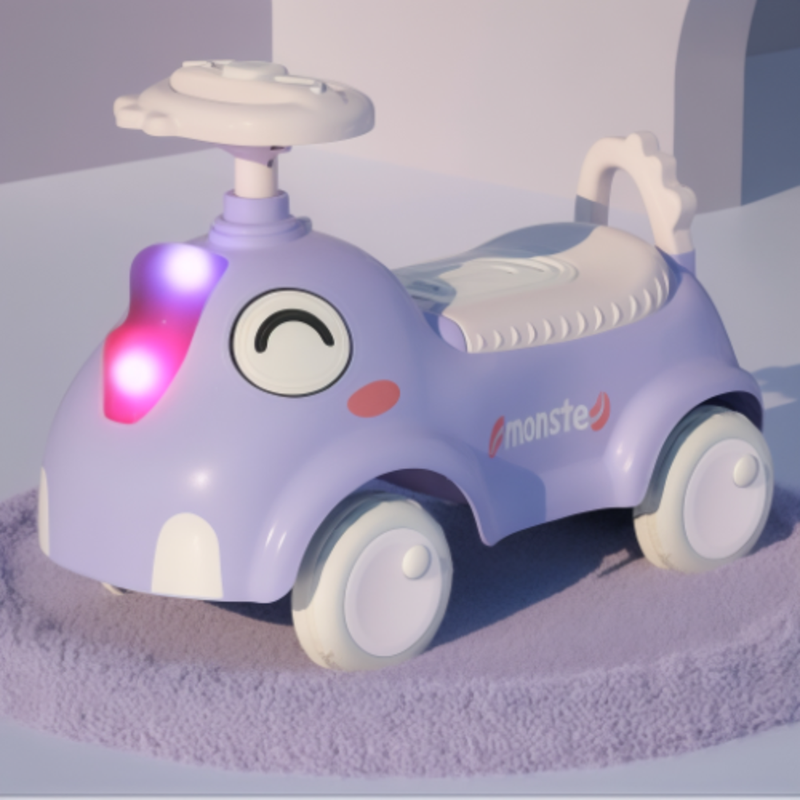 4-Wheel Balance Car for Babies - Purple