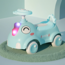 Carro de Equilíbrio de 4 Rodas para Bebé - Azul