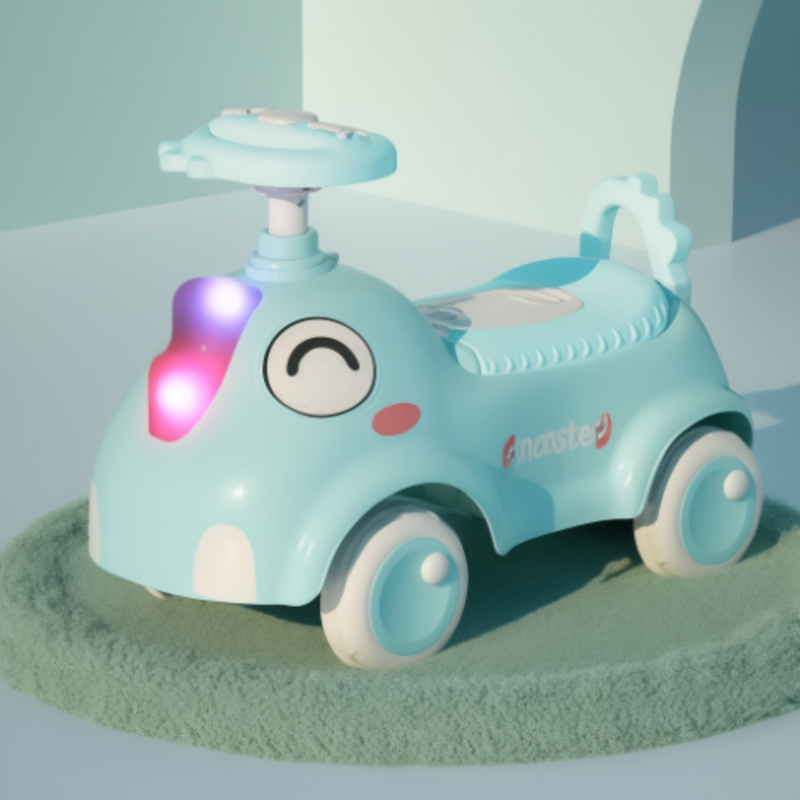 4-Wheel Balance Car for Babies - Blue