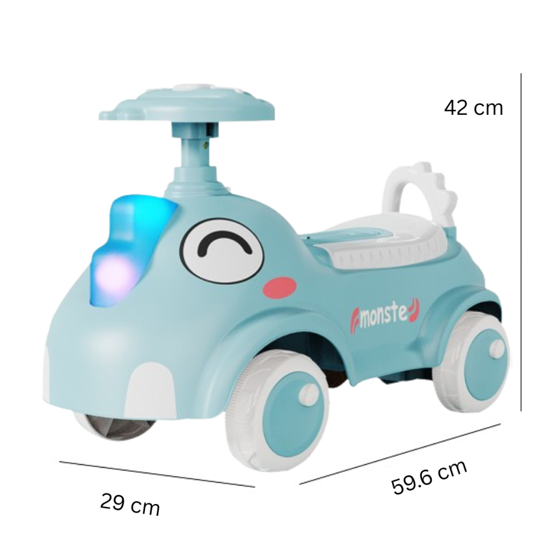 4-Wheel Balance Car for Babies - Blue
