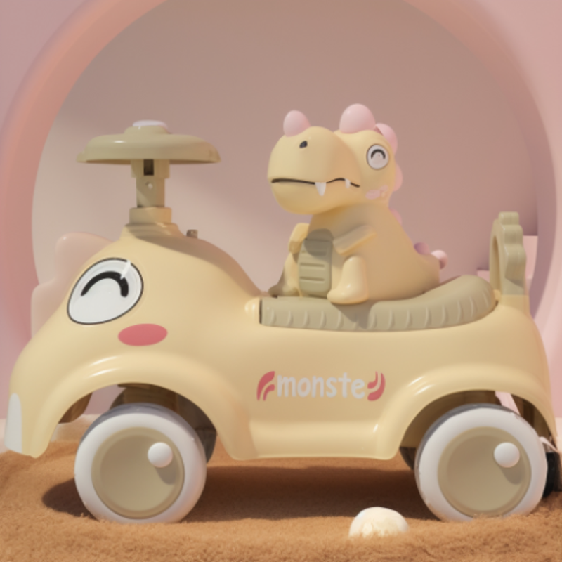 4-Wheel Balance Car for Babies - Blue