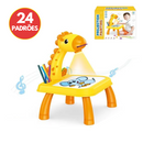 Mesa estudo com projetor - Amarelo