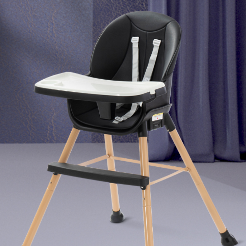 Cadeira de refeição Bebé - Preto