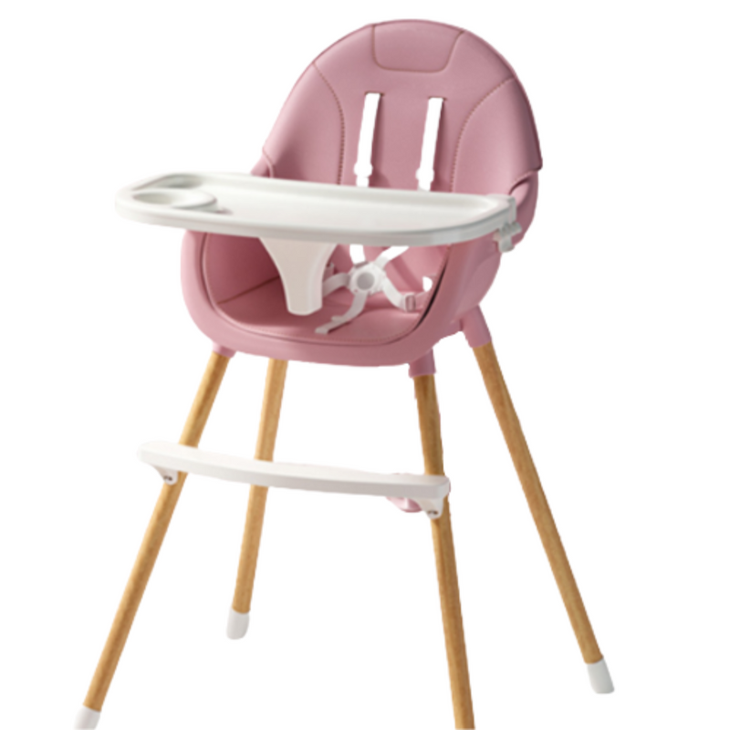 Cadeira de Refeição para Bebé - Rosa