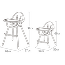 Cadeira de refeição Bebé - Rosa