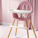Cadeira de refeição Bebé - Rosa