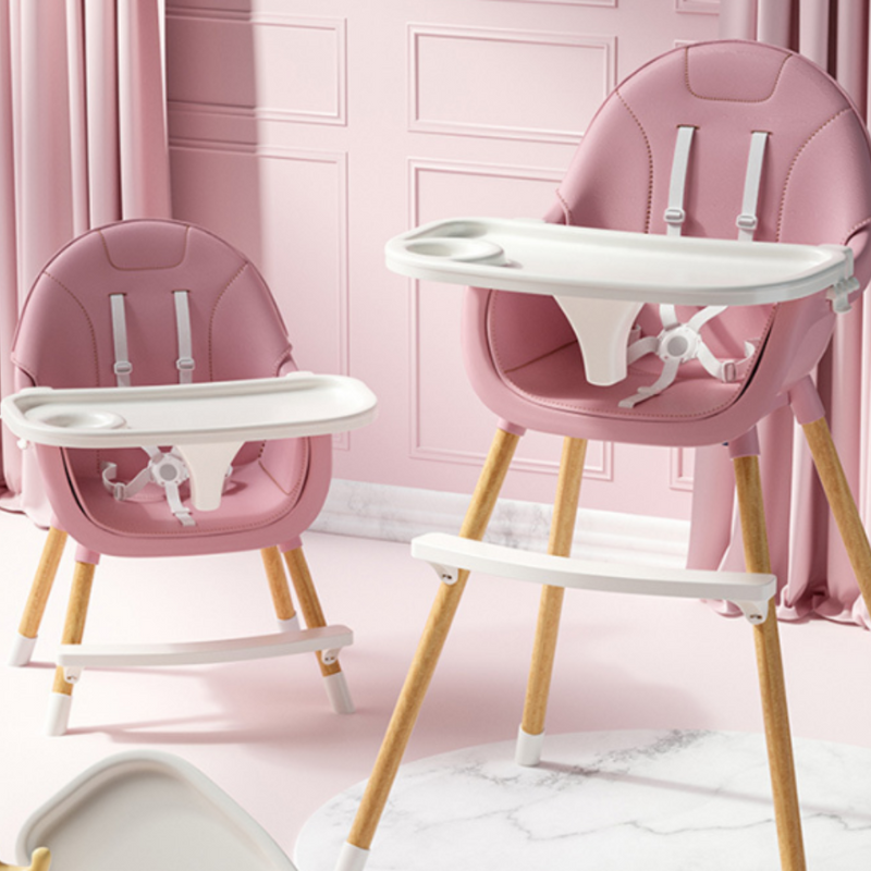 Cadeira de refeição Bebé - Rosa
